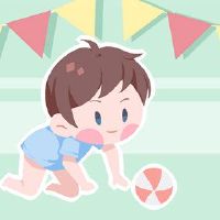 宝宝出生在新的一年里,伟大的生活