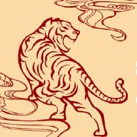 老虎年贺卡问候春节贺卡问候短