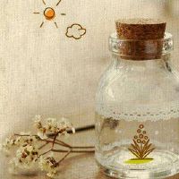 面对秘密,你可以做一个钟表,如瓶子。