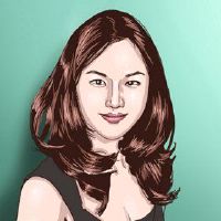 女性面孔有许多肉是好运