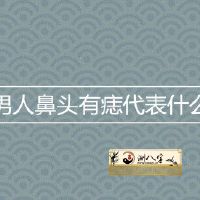 男人鼻头有痣代表哪些