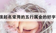五行属金应该取什么名字(五行属金的字大全有哪些)