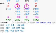 八字算命日支化(出生日期算命)
