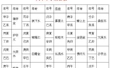 纳音五行长流水(纳音五行的由来)