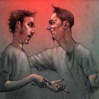 笑老虎，四大六人人