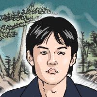 妇女耳垂后面的心脏，感觉细腻