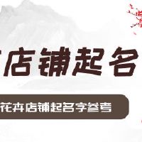 创意的花卉店铺起名字参考
