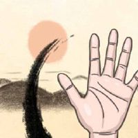 财富手标志汞清晰可见