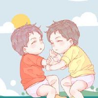 爸爸出生萧子狗宝宝是一只兔子良好的家庭组合比较和谐