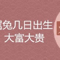 属兔几日出生大福大贵好运多福