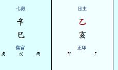 日柱乙亥时柱辛巳（滴天髓乙亥日柱）