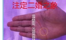 二婚手相图解女（女人有两段婚姻的手相）