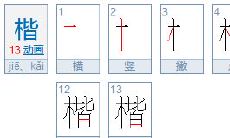 楷字取名寓意及含义（梓字取名寓意及含义）